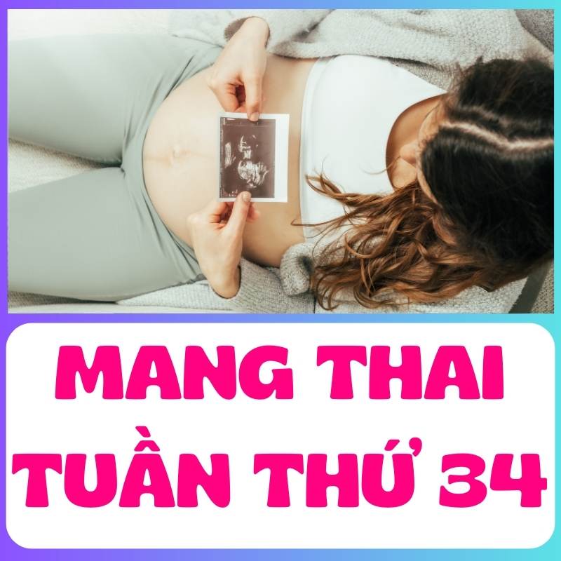 Mẹ bầu mang thai tuần thứ 34 xem ảnh chụp siueu âm thai nhi